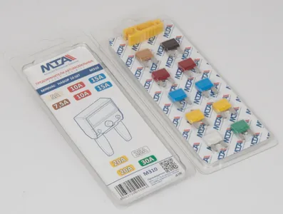 MTA M310 Предохранители MTA (MINIVAL 5А-30А, 10 шт.+ щипцы) блистер