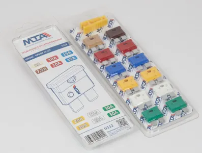 MTA U112 Предохранители MTA (UNIVAL 5А-30А, 12 шт.+ щипцы) блистер