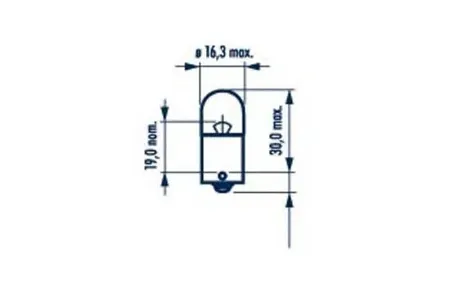NARVA 17317 Лампа RY10W NA 12V NVA CP