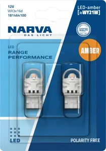 NARVA 181464100 Лампа светодиодная 12V WY21W WX3x16d блистер (2шт.) LED RPL2 NARVA