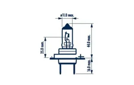 NARVA 486384000 Лампа H7 12V 55W PX26d SUPER WHITE