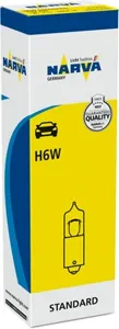 NARVA 681613000 Лампа H6W 12V 6W BAX9s NVA (упаковка Carton Box 1 шт)