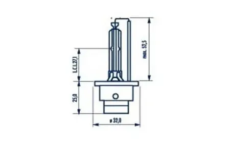 NARVA 84002 Лампа D2S 85V 35W P32d-2 6000K xenon