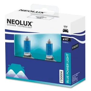 NEOLUX N499HC2SCB Лампа 12V H7 80W PX26d 5000K 1500лм бокс (2шт.) Blue Power Light NEOLUX