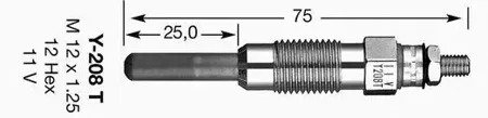 NGK 1250 Свеча накаливания