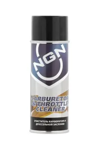 NGN V0005 CARBURETOR & THROTTLE CLEANER Очиститель карбюратора (аэрозоль) 400ml