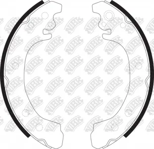 NIBK FN0627 Колодки торм.барабанные