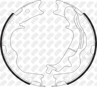 NIBK FN11009 Колодки торм.барабанные ручника Hyundai i30 1.41.62.01.6CRDi2.0CRDi 10>