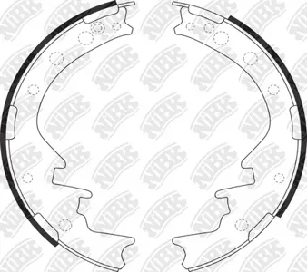 NIBK FN2260 Колодки торм.барабанные