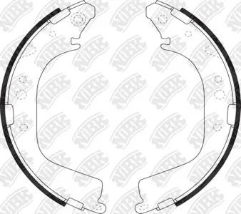 NIBK FN2280 Колодки торм.барабанные Toyota Land Cruiser J7 all 88-93J8 4.0-4.2TD 90-97