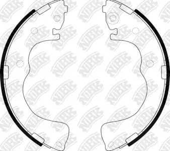 NIBK FN3402 Колодки торм. барабанные Mazda MPV 2.0i 99-00
