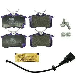 NIBK PN0019W Колодки торм.задние Audi A3 03-13 A4 05-07 VW Golf VI 09-13 Passat [B5] 00-05 Skoda Octavia (A7) 2013> Yeti 2009> Superb 2002-2008 Citroen C4 2005-2011 Peugeot 308 I 2007-2015 R