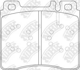 NIBK PN0029 Колодки торм.передние MB W140 2.8-6.03.0TD3.5TD 91>