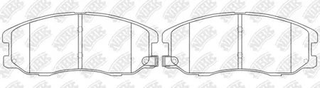 NIBK PN0068 Колодки торм.передние Opel Antara , Chevrolet Captiva 2.43.22.0CDTi 06>