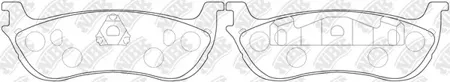 NIBK PN0080 Колодки торм.передние Toyota Yaris 1.01.31.4 D-4D1.8VVTi 06>
