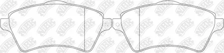 NIBK PN0181 Колодки Land Rover Freelander 2.5 2000 - 2006, Land Rover Freelander 1.8 2000 - 2006, Land Rover RA