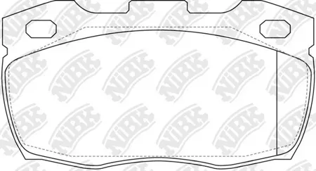 NIBK PN0243 Колодки торм.передние Land Rover Defender 2.53.53.92.5TD 92>
