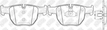 NIBK PN0334 Колодки Land Rover Range Rover 3.0-4.4L 2002->