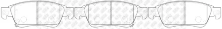 NIBK PN0388 Колодки торм.передние Infiniti G35 Coupe sedan 3.5i V6 07>