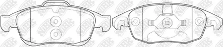 NIBK PN0471 Колодки торм.передние Citroen Berlingo 08=>