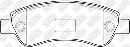 NIBK PN0475 Колодки торм.задние Citroen Jumper 2.2HDi 06>