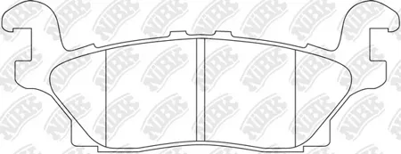 NIBK PN0499 Колодки торм.задние Hummer H3 3.5-5.3 05>