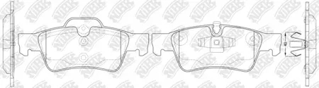NIBK PN0507 Колодки торм.задние MB C219W164W251 04>