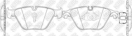 NIBK PN0512 Колодки торм.пер.