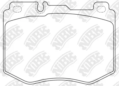 NIBK PN0585 Колодки торм.передние MB W213W205X253