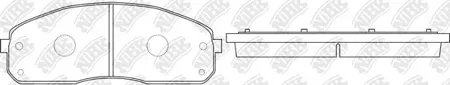NIBK PN0600 Колодки торм.передние Kia Bongo IIIK3000K3600 3.0D3.6D 1.4t 00>