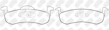 NIBK PN0609 Колодки Ford Expedition 07-09, Lincoln Navigator 07-09