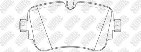 NIBK PN0688 Колодки торм.задние Audi Q7 (4M) 15>
