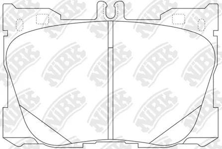 NIBK PN0695 Колодки торм.передние MB GLC X253C253 15>
