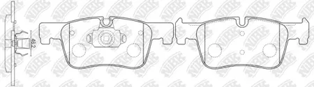 NIBK PN0736 Колодки торм.передние BMW f20, f21, f30, f31, f35, f80, f36, f32, f82 10=>