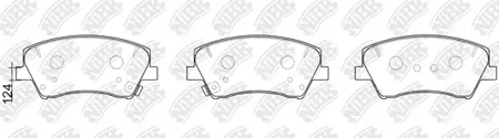 NIBK PN0772 Колодки торм.передние Hyundai Elantra 1.6 2015-