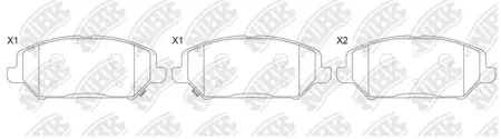 NIBK PN0796 Колодки торм. Hyundai i30 17- Kia Ceed 18- передние