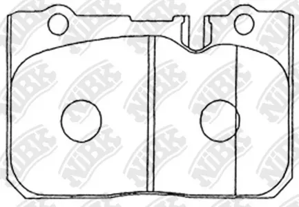 NIBK PN1370 Колодки торм.передние Lexus LS 94-00
