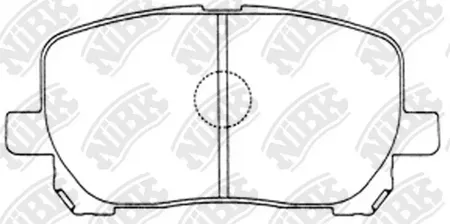 NIBK PN1470 Колодки торм.передние Toyota Avensis Verso 2.0iD4-D 01>