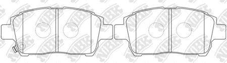 NIBK PN1472 Колодки торм.передние Toyota Yaris 1.0-1.51.4D Celica 1.8 99>