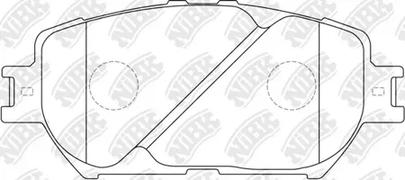 NIBK PN1479 Колодки торм.передние Toyota Camry 2.4i3.0i 01>