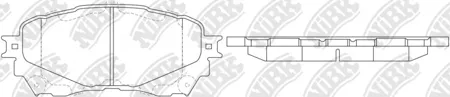 NIBK PN25002 Колодки торм.передние Mazda 6 2.02.2D 12>