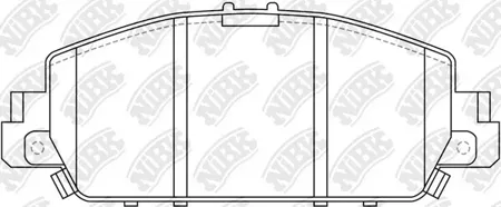 NIBK PN28005 Колодки торм.передние Honda Accord all 13>