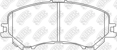 NIBK PN2804 Колодки торм.передние Nissan Qashqai 1.62.01.5dCi1.6dCi 13>