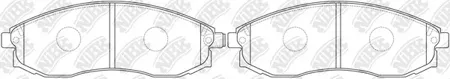 NIBK PN2824 Колодки торм.передние