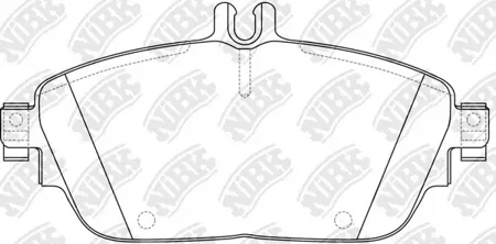 NIBK PN31009 Колодки торм.передние MB W176W246 1.5-2.2iCDi 11>