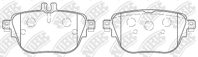 NIBK PN31031 Колодки торм. 