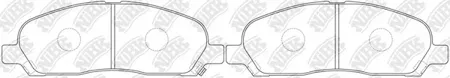 NIBK PN3419 Колодки торм.передние Mitsubishi Chariot 97>