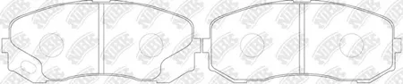 NIBK PN3513 Колодки торм.передние Mitsubishi Canter 07>