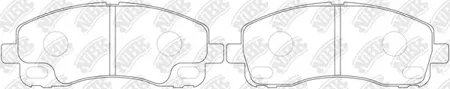 NIBK PN3515 Колодки торм.задние Mitsubishi Canter 2.8-5.0 94>