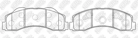 NIBK PN51003 Колодки Ford F-150, Expedition 2004-2017